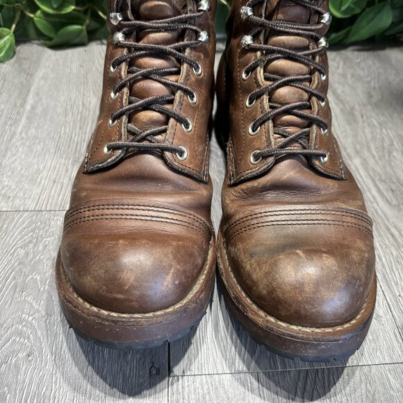 Redwing Red Wing Iron Ranger 8111 Brown Leather Boots Shoes UK 7.5 US 8.5 41.5 main image 10